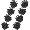thumbnail image 2 of Visor Clips Cycling Helmet Shield Lock 4 Pairs Black 4.14x4.14x1.00cm Plastic Easy Installation Performance, 2 of 5