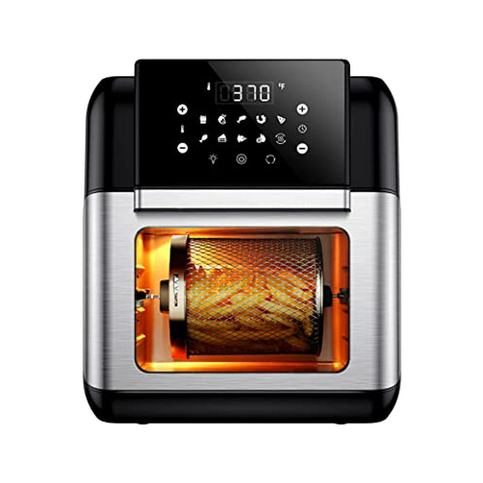Innsky 10.6 Quart Air Fryer Oven with Rotisserie Dehydrator Patent Safety Certs 10 in 1 Air Fryers Toaster Oven Combo Airfryer Countertop Oven 6 Accessories 32 Recipes ETL Certified 1500W Walmart