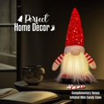 thumbnail image 2 of gnomos navideños de peluche con luz, gnomos de Papá Noel suecos hechos a mano de 12 pulgadas, sombrero de lentejuelas de peluche, decoración navideña para la noche, decoraciones navideñas de elfo, reg, 2 of 5