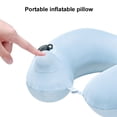 thumbnail image 3 of Almohada inflable para el cuello del viaje, la mejor almohada del viaje del sueño de la ayuda del cuello para el viaje en avión, 3 of 5