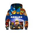 thumbnail image 1 of ROBLOX Sweat à Capuche Imprimé Numérique Manches Longues en Coton Sebneei, 1 of 2