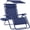 Navy, variant on Best Choice Products 30" Extra Wide Folding Zero Gravity Patio Lounge Chair w/Canopy Shade - Beige