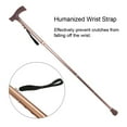 thumbnail image 2 of Bronze alloy foldable guide cane elderly safety cane adjustable length blind cane, 2 of 4