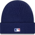 Men's New Era Royal Los Angeles Dodgers Logo Cuffed Knit Hat OSFA