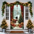 thumbnail image 5 of Christmas Tree Door Cover Festive Holiday Decoration for Home Entrance, Winter Wonderland Christmas Decor Holiday Party Supplies 35 x 71Inch, 5 of 6