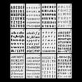 thumbnail image 4 of 12 Sheets Stencils for Painting on Wood Reusable Craft Stencils Letters Plastic Letters Stencils, 4 of 6