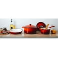 thumbnail image 4 of Hamilton Beach 8 inch Cast Iron Fry Pan, Red, 4 of 4