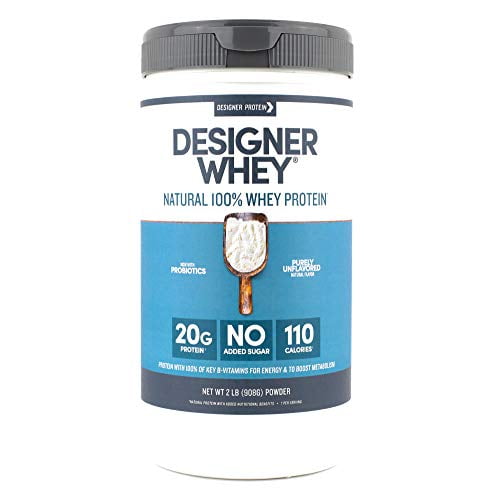 Designer Whey Protein Powder Natural - 2 lbs