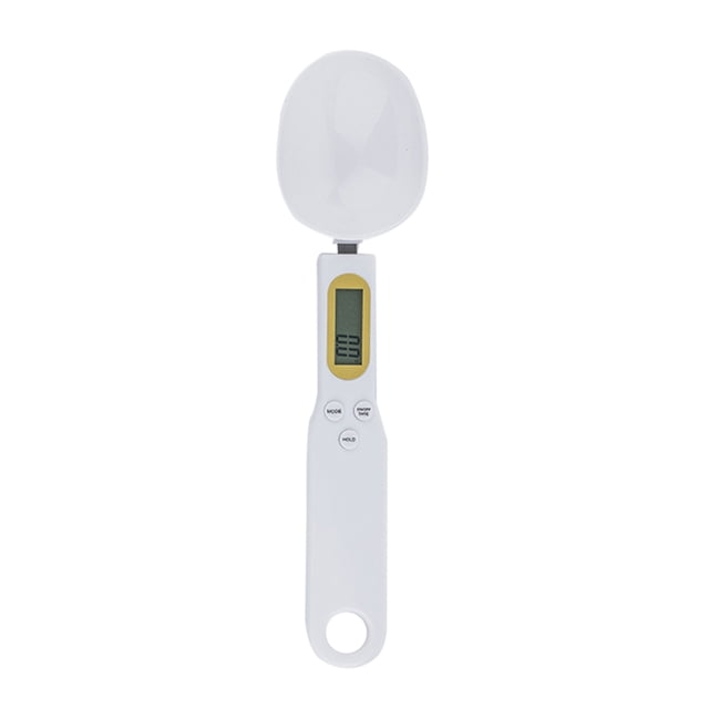 Cateissary Cuchara medidora de cocina Digital con pantalla LCD de 500g/0,1g, báscula electrónica Digital para cuchara, Mini báscula de cocina, Cocina y Comedor Blanco Cateissary HA8592-01