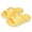 Yellow, variant on Fnooota Girls Slide Sandals, Soft Sole Slip On Non Slip Open Toe Summer Shoes Yellow Size 1-1.5(Big Kids)
