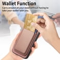 thumbnail image 5 of Dteck Case with Detachable Card Wallet for Samsung Galaxy A55,Magnetic Leather 2 in 1 Removable Card Slot Wallet Case Shockproof Mag Safe Back Cover for Galaxy A55,Pink, 5 of 9