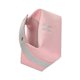 thumbnail image 4 of Portable makeup bag waterproof soft canvas large capacity cosmetic bag with handle for outdoor travel pink, 4 of 5