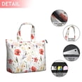thumbnail image 2 of Pioneer Flower Floral Print Pattern Travel Tote Bags for Women Carry On,Large Weekender Bags for Women Travel,Multi Functional Duffle Bag for Work,Shopping,Sports, 2 of 5