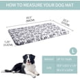 thumbnail image 2 of Tapis de Cage pour Chien Réversible, Tapis de Cage pour Chien (Frais et Chaud), Lavable à la Machine, Tapis de Couchage pour Animaux de Compagnie pour Petits à XXX-Grands Chiens et Chats, 2 of 7