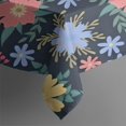 thumbnail image 5 of Pioneer Flower Floral Print Pattern Rectangle Tablecloth 60"x102",Waterproof Polyester Rectangle Table Cloth, Wipeable Spillproof Polyester Tablecloth for Dining, Camping, Indoor and Outdoor, 5 of 6