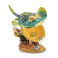 thumbnail image 2 of Pewter Enamel Stingray Trinket Box, 2 of 4