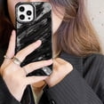 thumbnail image 6 of Compatible for iPhone 12/12 Pro Case 3D Fold Wave Cute Sparkle Glitter Fashion Luxury Soft TPU Shockproof Protect Women Girl Teen Phone Case for iPhone 12/12 Pro 6.1''-Black, 6 of 13