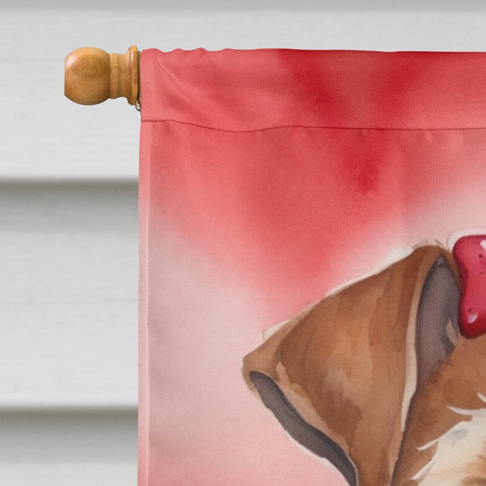 Irish Terrier My Valentine House Flag 28 in x 40 in