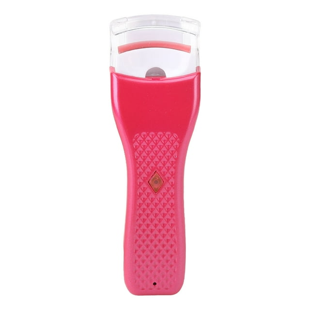 Rechargeable Heated Eyelash Curler, Long Lasting Curl Curved Portable Rechargeable Lash Curler Tool with LED Lighting for Thicker Longer Lashes