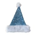 thumbnail image 4 of Rotm Christmas Hats for Adults Funny Santa Hat with Any Name, Custom Christmas Hat for Ki'ds & Adults, Xmas Hats Holiday Accessories for Festive New Year, Christmas Party Sky Blue,One Size, 4 of 4