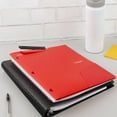 thumbnail image 6 of Five Star Clip N Store 2-Pocket Folder Fire Red - Pocket Folders, 6 of 6
