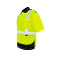 thumbnail image 2 of Fierce Safety Class 2 Green Polo with Black Trim and Moisture Wicking Technology, 2 of 10