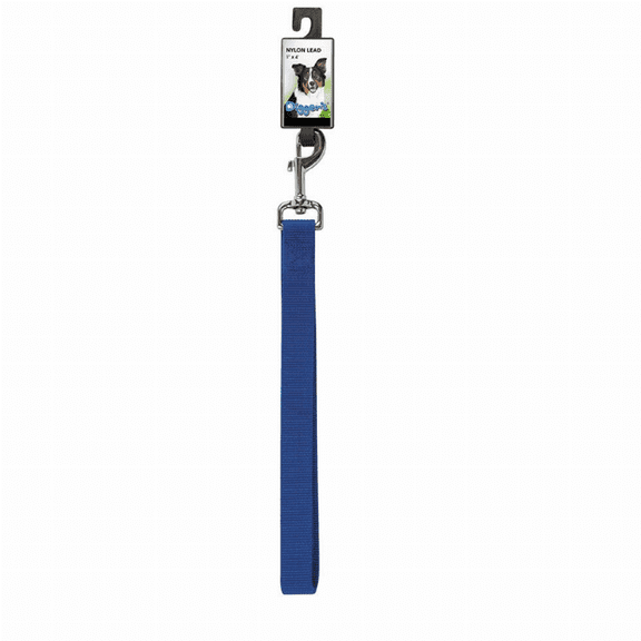 Dog Lead 1" x 4' Nylon Blue