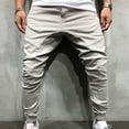 thumbnail image 2 of Aayomet Mens Sweatpants Men's Track Pants,Slim Fit Sweatpants Joggers with Zipper Pockets,Beige XXL, 2 of 4
