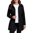 thumbnail image 1 of Impermeable impermeable para mujer, ligero, plegable, activo, para exteriores, larga con capucha, 1 of 3