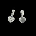 thumbnail image 4 of 4-8 piezas 100 piezas corazón pegamento en fianzas ajuste para collares 16x8x6mm Sunnimix  Pegamento de corazón en fianzas, 4 of 6