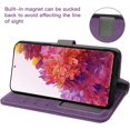 thumbnail image 4 of Galaxy S20 FE Wallet Case,Luxury Leather Phone Cases with Tempered Gl Screen Protector Credit Holder, 4 of 5