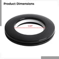 thumbnail image 3 of Curtain Grommets 38 Pack Black, Silent Glide Plastic Rings for Window Treatments, Drapery Eyelets for Roman Rods, Interior Design Hardware with Noise Reduction, 3 of 5