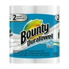 Bounty DuraTowel Paper Towels, White, 2 Plus Rolls