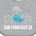 thumbnail image 4 of Inktastic San Francisco California Whale Watching Boys or Girls Baby Bib, 4 of 4