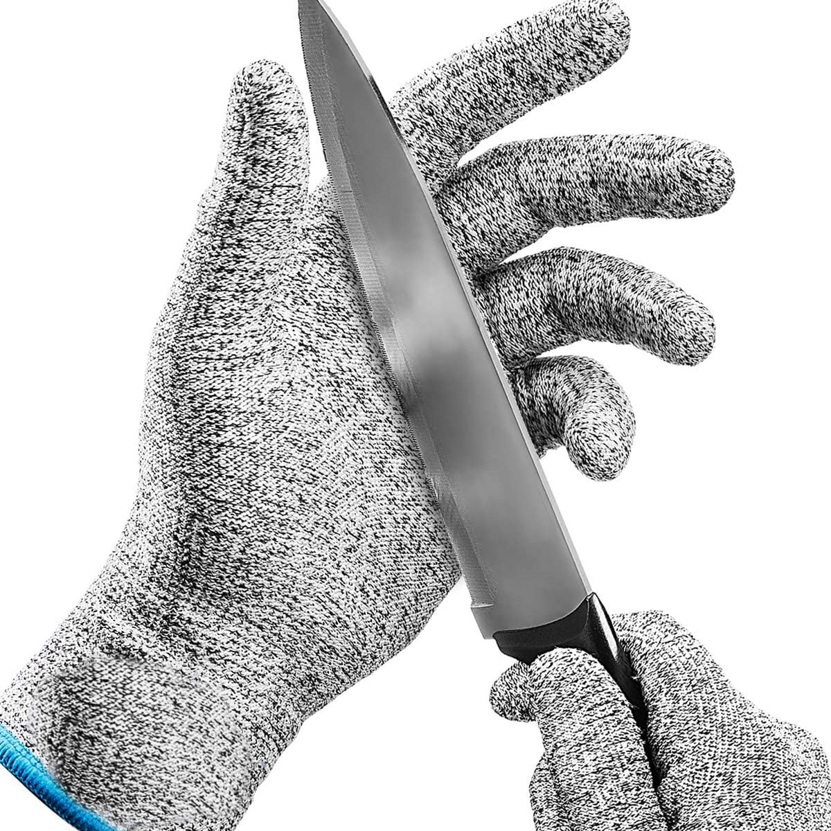 Mandoline Dishwasher Safe Black/Stainless Steel with Cut Resistant Safety Glove 