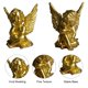 thumbnail image 2 of Figuritas de Ángel de Cupido, decoración bonita de Ángel de estilo europeo, decoración para la habitación del hogar, 1 par, 2 of 6