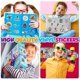 thumbnail image 3 of Soccer Stickers 100 PCS Vinyl Waterproof Soccer Sports Stickers for Water Bottle Laptop Skateboard, Soccer Gifts for Kids Teens Boys/Girls, 3 of 4