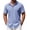 Blue, variant on Mens Sage Linen Shirt Short Sleeve Button Down Shirts Summer Beach Dress Shirt