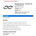 thumbnail image 2 of Rear Brake Shoe Set - Compatible with 1975 Chevy K10, 2 of 2