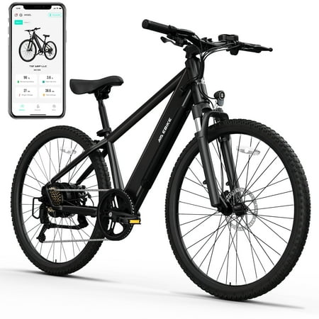 TST 350W Electric Bicycle, Adults Electric Mountain Bike, 26" Step-Over Commuter Ebike, 7-Speed, 36V 7.8Ah Battery, up to 22 mph Speed and 37 Miles Range