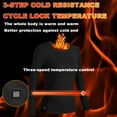 thumbnail image 5 of Liwarace Thermal Underwear Heated Winter Underwear USB Electric Pyjamas Long Johns Top Bottom Pants, 5 of 24