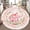 Color 3, variant on Washable Non Slip 3ft Round Rug, Cute Baby Elephant Whimsical Watercolor Forest Rainbow Sun Circle Area Rugs with Tassels Carpet for Nursery Bedroom Playroom Tent rug Tent Castle
