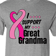 thumbnail image 4 of Inktastic Breast Cancer Awareness I Support My Great Grandma T-Shirt, 4 of 5
