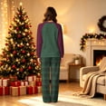 thumbnail image 5 of Lvotionpl 2026 Matching Family Christmas Pjs, Matching Christmas Pajamas Long Sleeve Top & Pants Set Matching Holiday Family Pajama Xmas Sets, 5 of 5