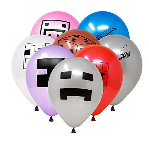 Mining Fun Party Supplies Kids Birthday Latex Balloons Mining Fun Balloons Party Favors 24 Pieces