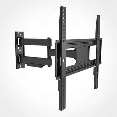 Single Stud Wall Rhino Brackets Articulating Curved and Flat Panel Single Stud TV Wall Mount for 32-55 Inch Screens ()