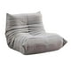 thumbnail image 3 of Sillón perezoso,Sofá de piso perezoso para sala de estar,dormitorio,adultos,Sofá lounge Mid Century decorativo para niños,Silla decorativa de sofá para sala de Gris, 3 of 8