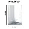 thumbnail image 2 of CCOCC 100pcs Silver Mylar Flat Bags Aluminum Foil Packaging Bag Bulk Food Storage Pouch 6x9, 2 of 7