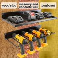 thumbnail image 2 of 1pc Electric Drill Screwdriver Tool Rack, Wall Mounted Tool Storage Rack, Electric Drill, 2 of 4