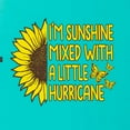 thumbnail image 5 of Wild Bobby, I'm Sunshine Mixed With A Little Hurricane , Inspirational/Christian, Women Slim Fit Junior Tee, Tahiti Blue, Small, 5 of 5